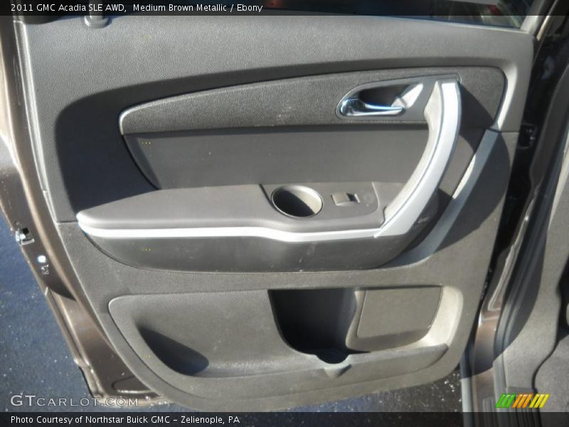 Medium Brown Metallic / Ebony 2011 GMC Acadia SLE AWD