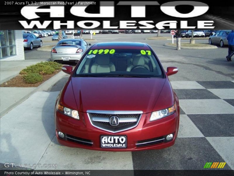 Moroccan Red Pearl / Parchment 2007 Acura TL 3.2