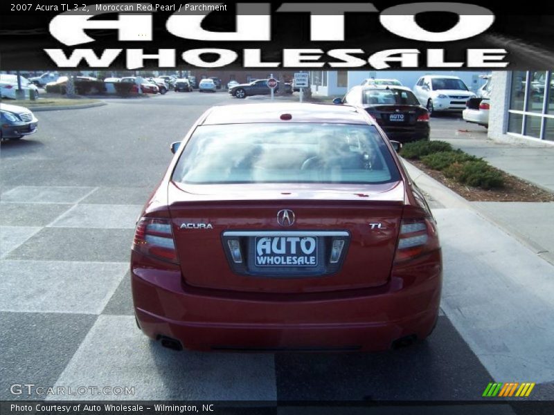 Moroccan Red Pearl / Parchment 2007 Acura TL 3.2