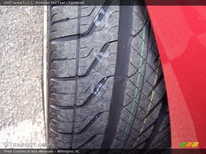 Moroccan Red Pearl / Parchment 2007 Acura TL 3.2