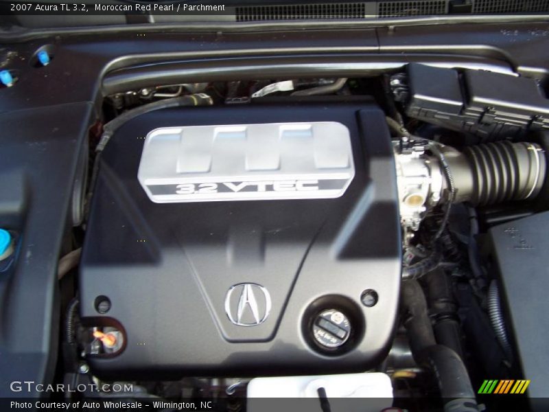 Moroccan Red Pearl / Parchment 2007 Acura TL 3.2