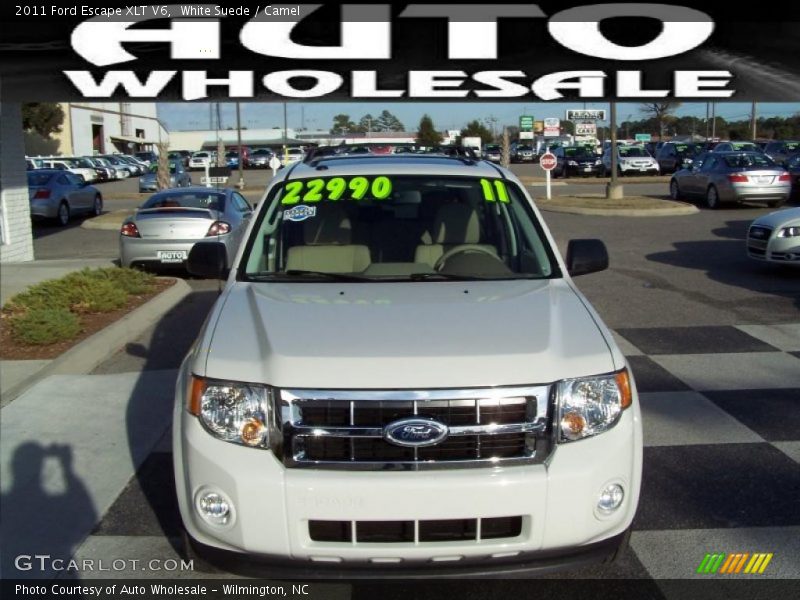 White Suede / Camel 2011 Ford Escape XLT V6