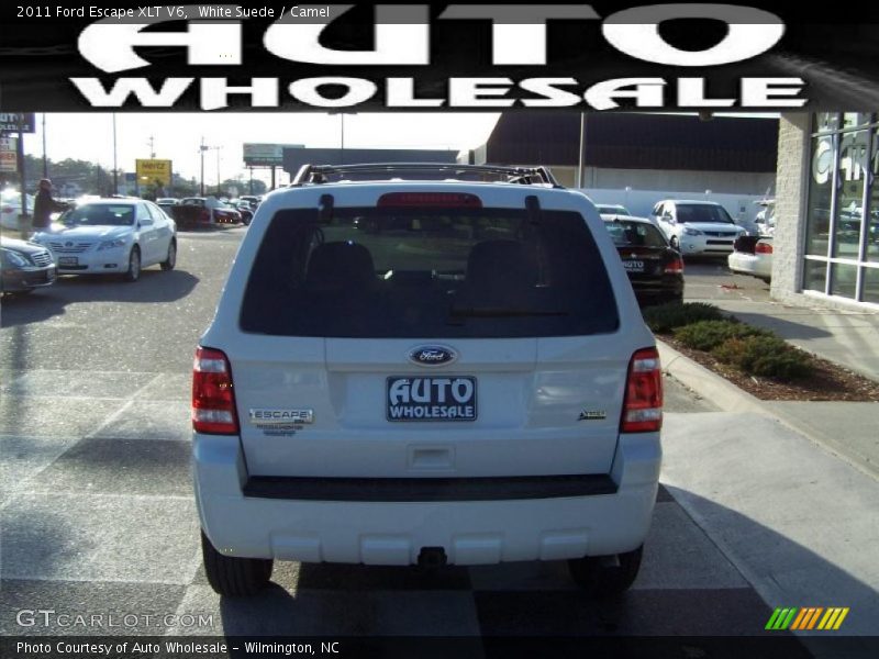 White Suede / Camel 2011 Ford Escape XLT V6