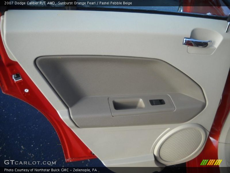 Sunburst Orange Pearl / Pastel Pebble Beige 2007 Dodge Caliber R/T AWD
