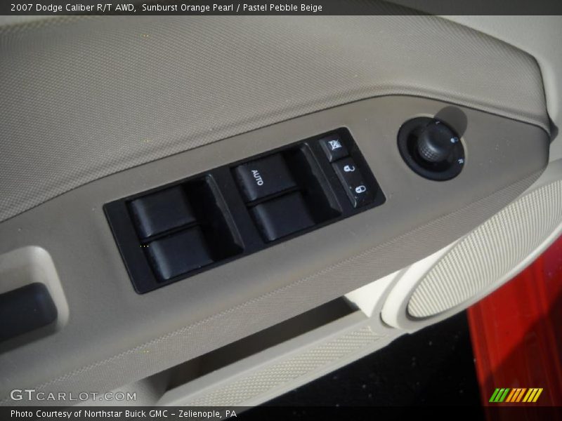 Sunburst Orange Pearl / Pastel Pebble Beige 2007 Dodge Caliber R/T AWD