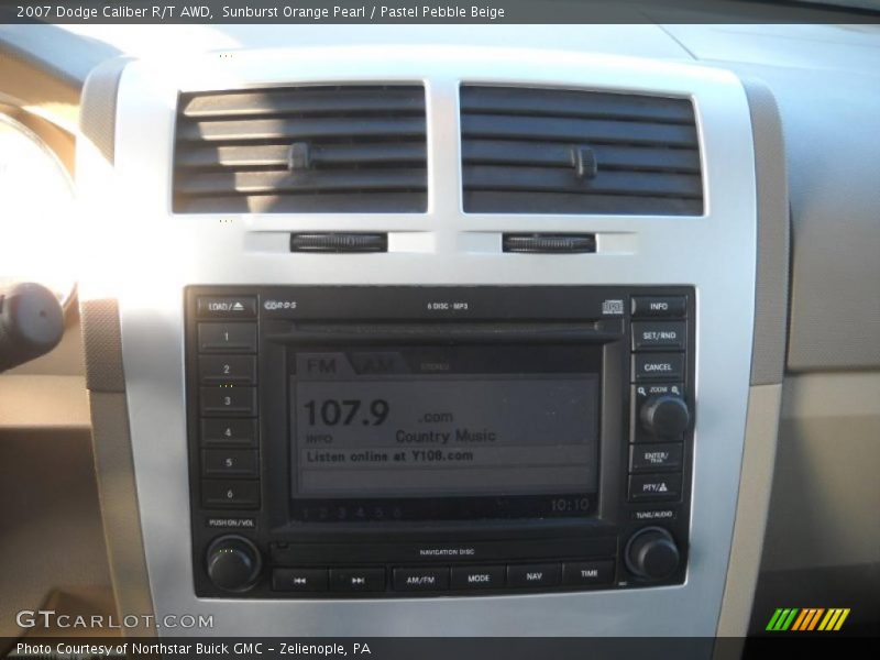 Sunburst Orange Pearl / Pastel Pebble Beige 2007 Dodge Caliber R/T AWD