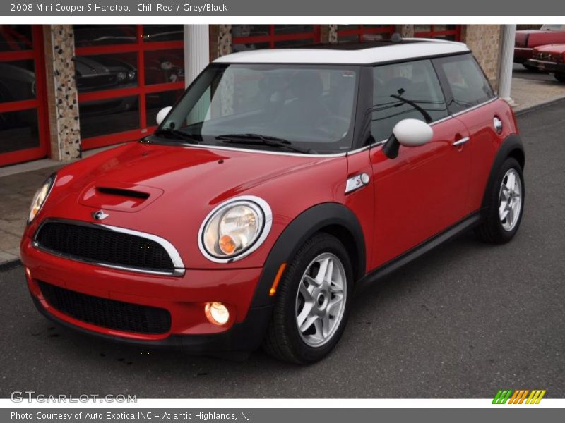Chili Red / Grey/Black 2008 Mini Cooper S Hardtop