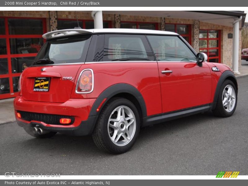 Chili Red / Grey/Black 2008 Mini Cooper S Hardtop