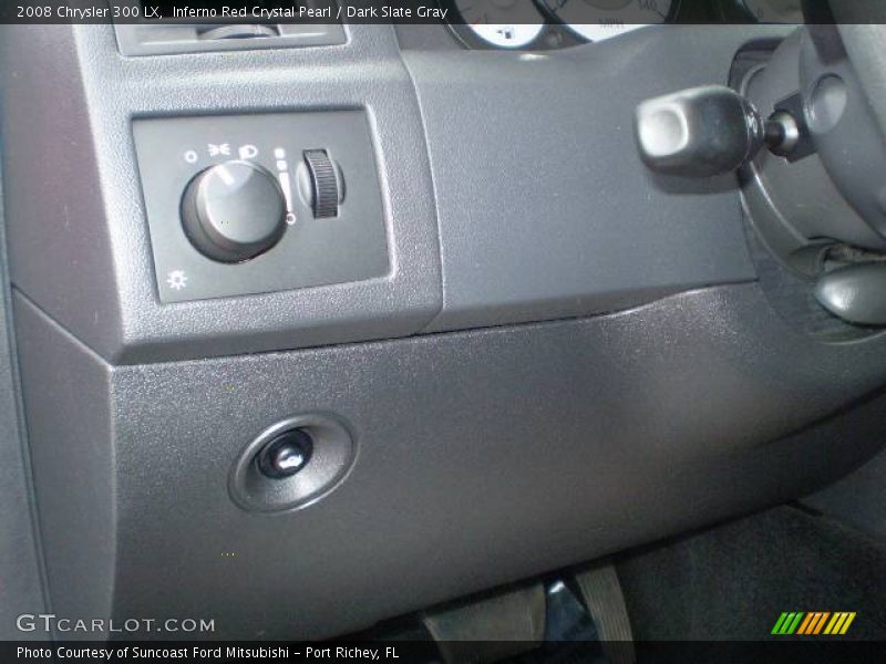 Inferno Red Crystal Pearl / Dark Slate Gray 2008 Chrysler 300 LX