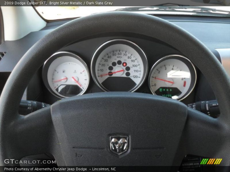 Bright Silver Metallic / Dark Slate Gray 2009 Dodge Caliber SXT