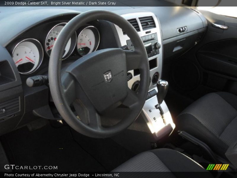 Bright Silver Metallic / Dark Slate Gray 2009 Dodge Caliber SXT