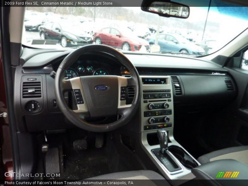 Cinnamon Metallic / Medium Light Stone 2009 Ford Flex SE