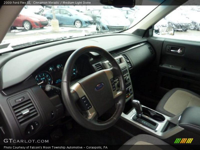 Cinnamon Metallic / Medium Light Stone 2009 Ford Flex SE