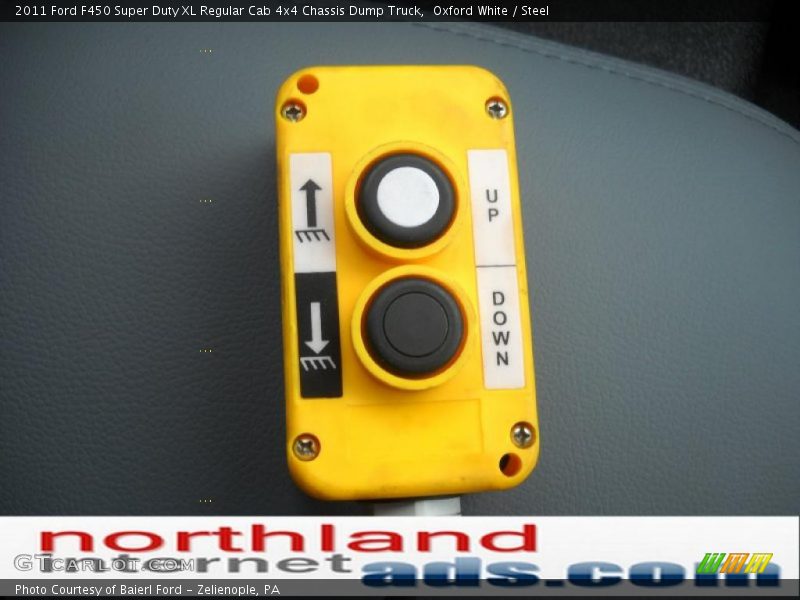 Oxford White / Steel 2011 Ford F450 Super Duty XL Regular Cab 4x4 Chassis Dump Truck
