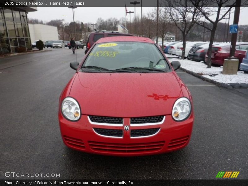 Flame Red / Taupe 2005 Dodge Neon SXT