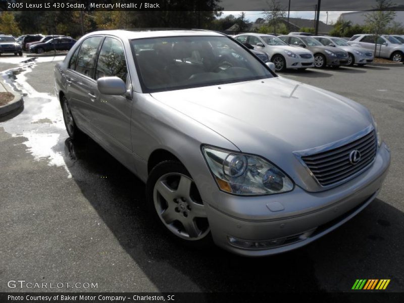 Mercury Metallic / Black 2005 Lexus LS 430 Sedan