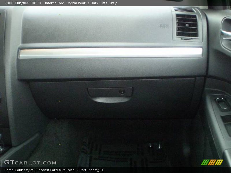 Inferno Red Crystal Pearl / Dark Slate Gray 2008 Chrysler 300 LX