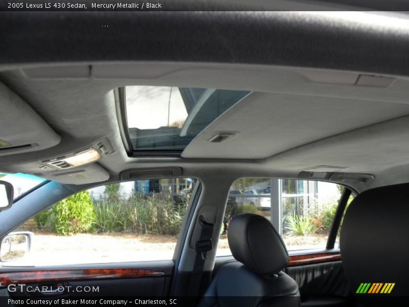 Mercury Metallic / Black 2005 Lexus LS 430 Sedan