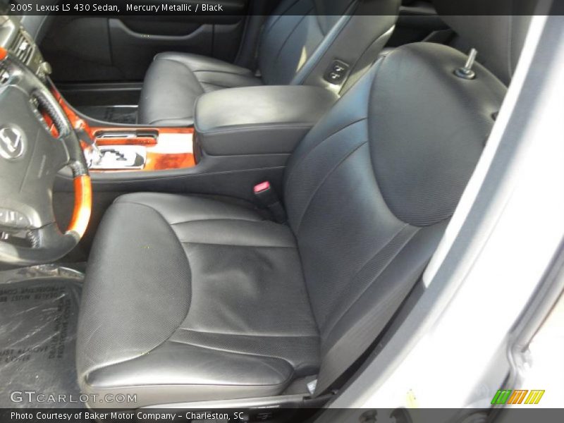 Mercury Metallic / Black 2005 Lexus LS 430 Sedan