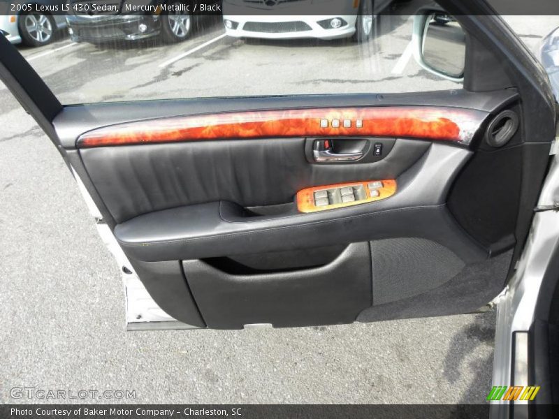 Mercury Metallic / Black 2005 Lexus LS 430 Sedan