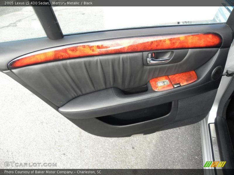Mercury Metallic / Black 2005 Lexus LS 430 Sedan