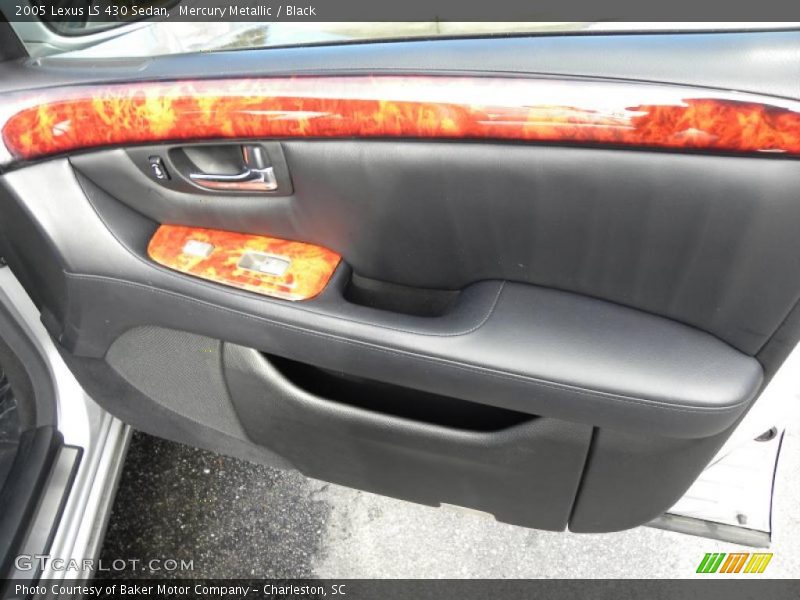 Mercury Metallic / Black 2005 Lexus LS 430 Sedan
