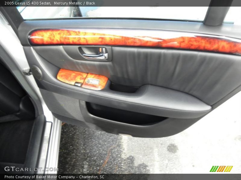Mercury Metallic / Black 2005 Lexus LS 430 Sedan
