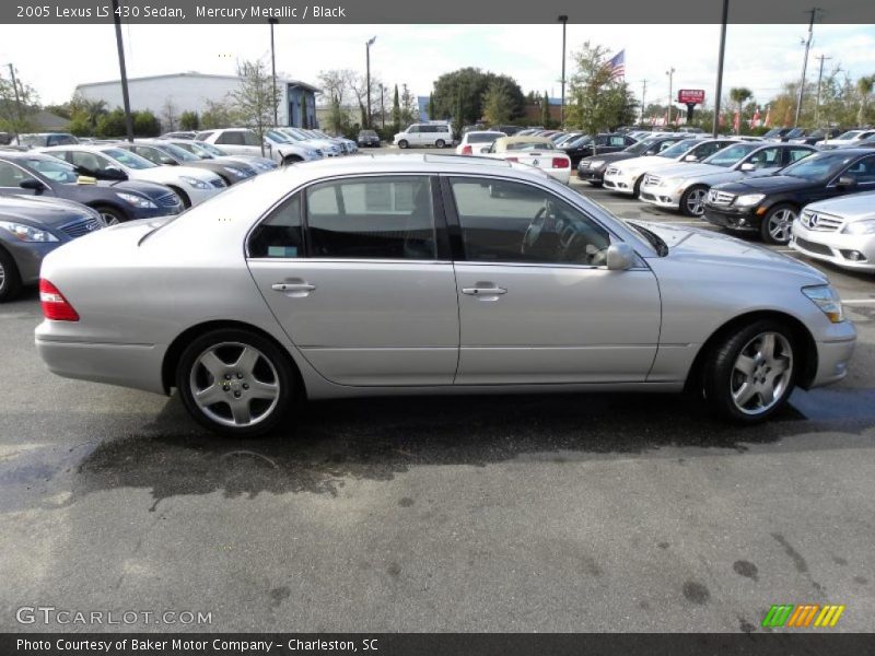 Mercury Metallic / Black 2005 Lexus LS 430 Sedan