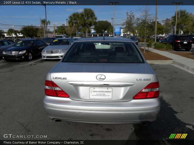 Mercury Metallic / Black 2005 Lexus LS 430 Sedan