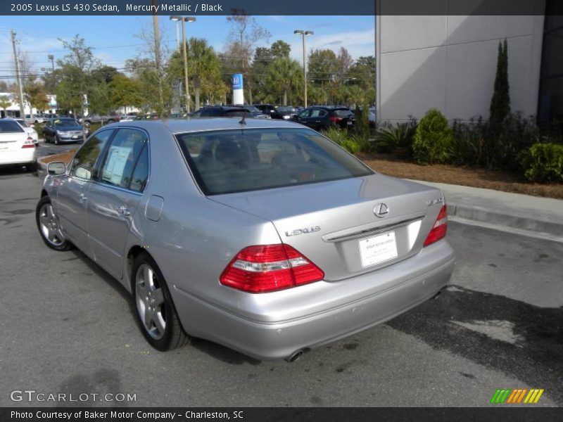 Mercury Metallic / Black 2005 Lexus LS 430 Sedan