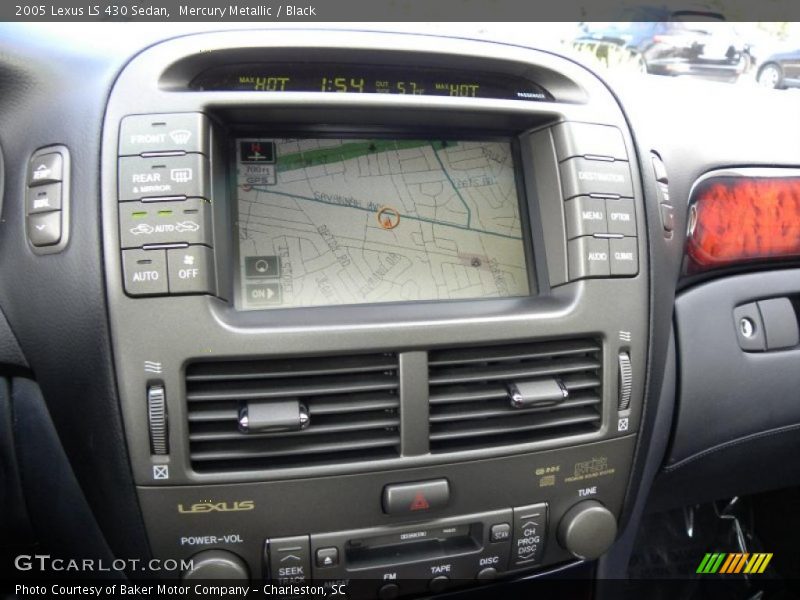 Mercury Metallic / Black 2005 Lexus LS 430 Sedan