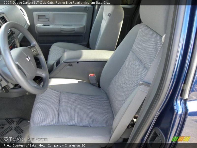  2007 Dakota SLT Club Cab Medium Slate Gray Interior