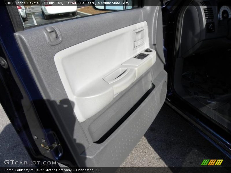 Patriot Blue Pearl / Medium Slate Gray 2007 Dodge Dakota SLT Club Cab
