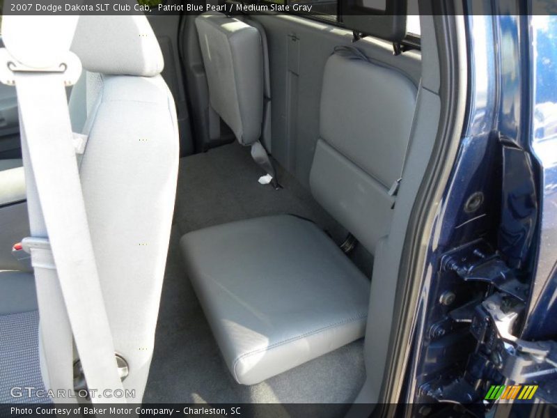 Patriot Blue Pearl / Medium Slate Gray 2007 Dodge Dakota SLT Club Cab