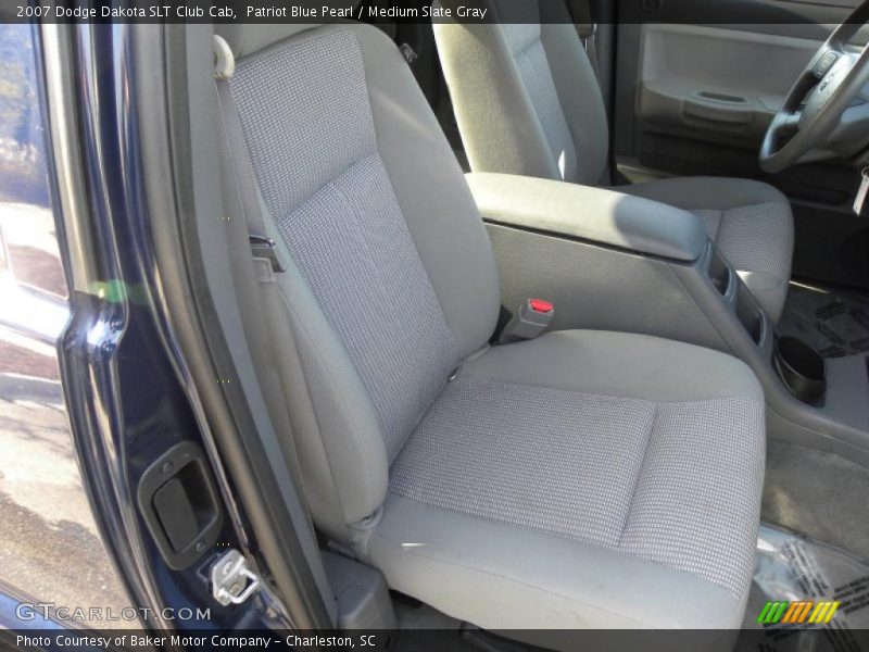 Patriot Blue Pearl / Medium Slate Gray 2007 Dodge Dakota SLT Club Cab