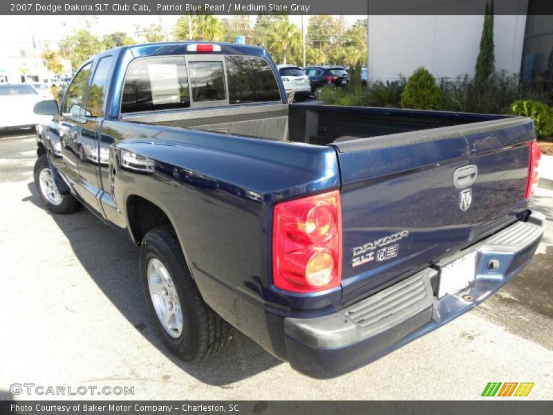 Patriot Blue Pearl / Medium Slate Gray 2007 Dodge Dakota SLT Club Cab