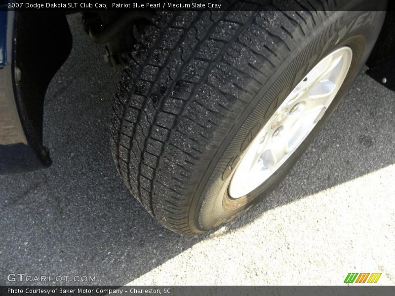 Patriot Blue Pearl / Medium Slate Gray 2007 Dodge Dakota SLT Club Cab