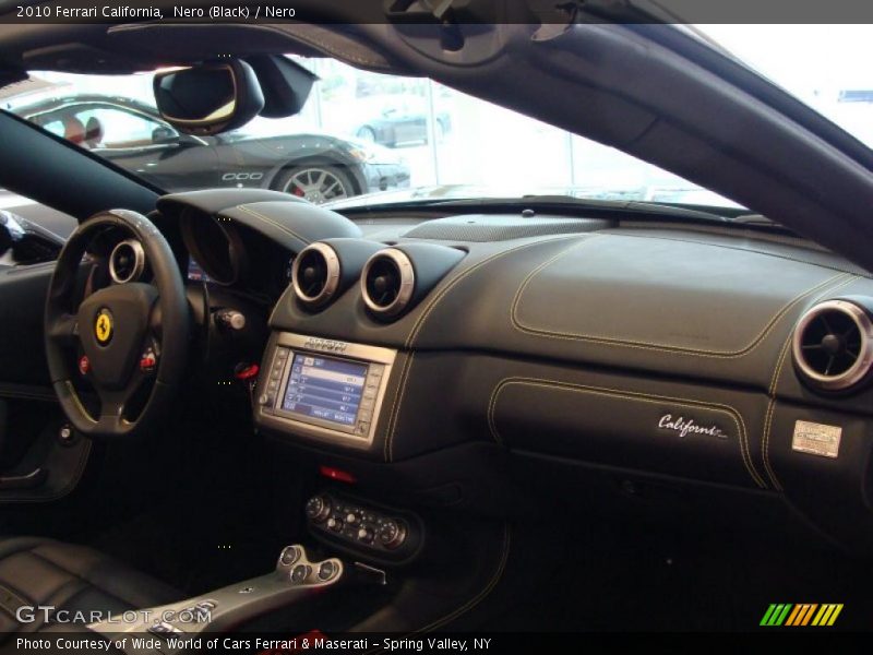 Dashboard of 2010 California 