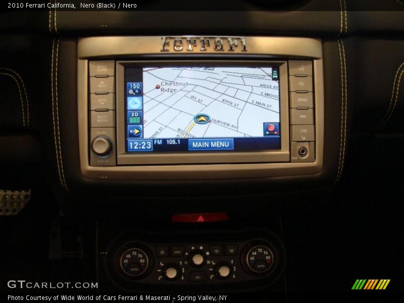 Navigation of 2010 California 