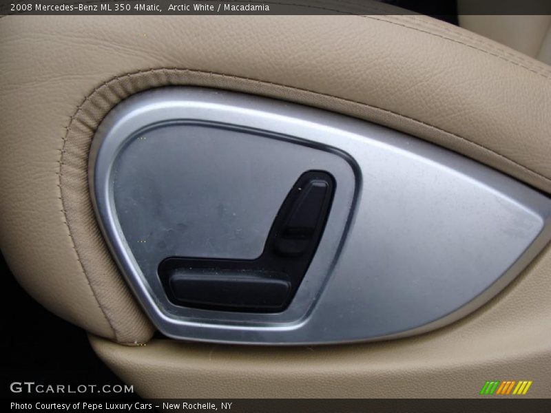 Arctic White / Macadamia 2008 Mercedes-Benz ML 350 4Matic