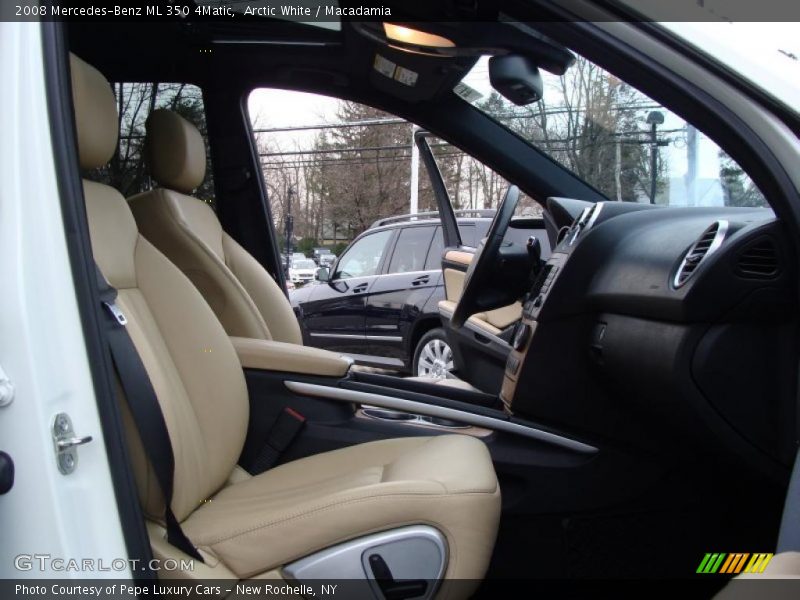 Arctic White / Macadamia 2008 Mercedes-Benz ML 350 4Matic