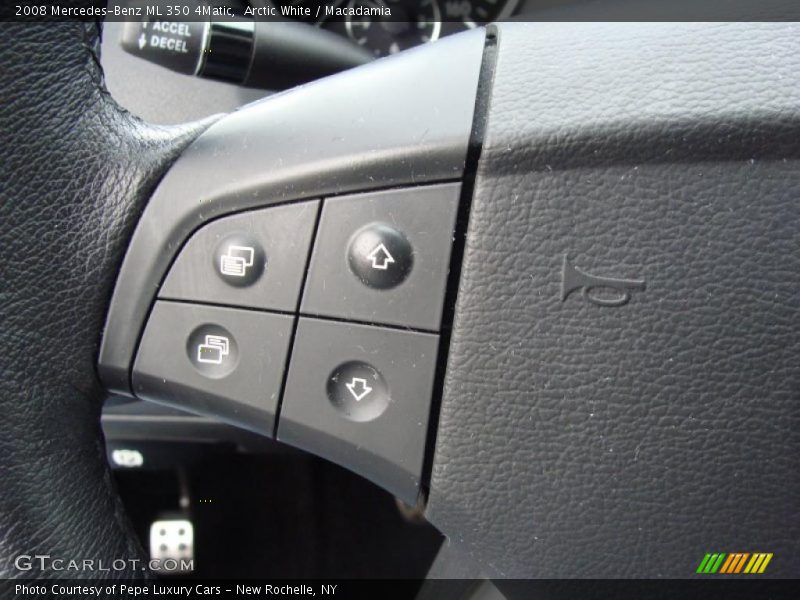 Arctic White / Macadamia 2008 Mercedes-Benz ML 350 4Matic