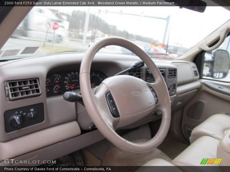 Medium Parchment Interior - 2000 F250 Super Duty Lariat Extended Cab 4x4 