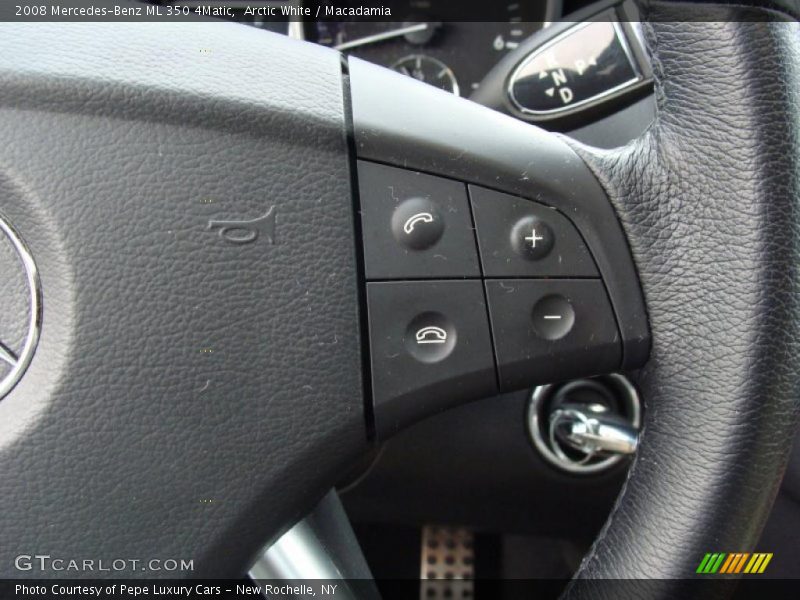 Arctic White / Macadamia 2008 Mercedes-Benz ML 350 4Matic