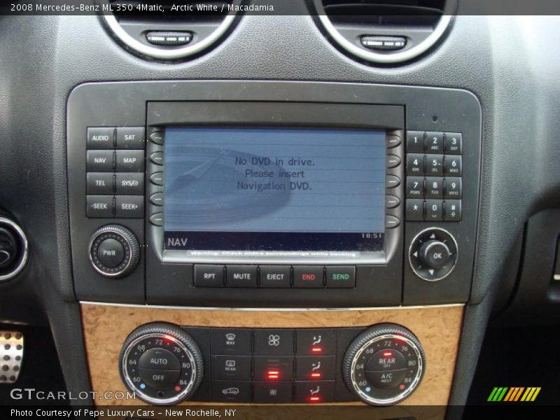 Arctic White / Macadamia 2008 Mercedes-Benz ML 350 4Matic