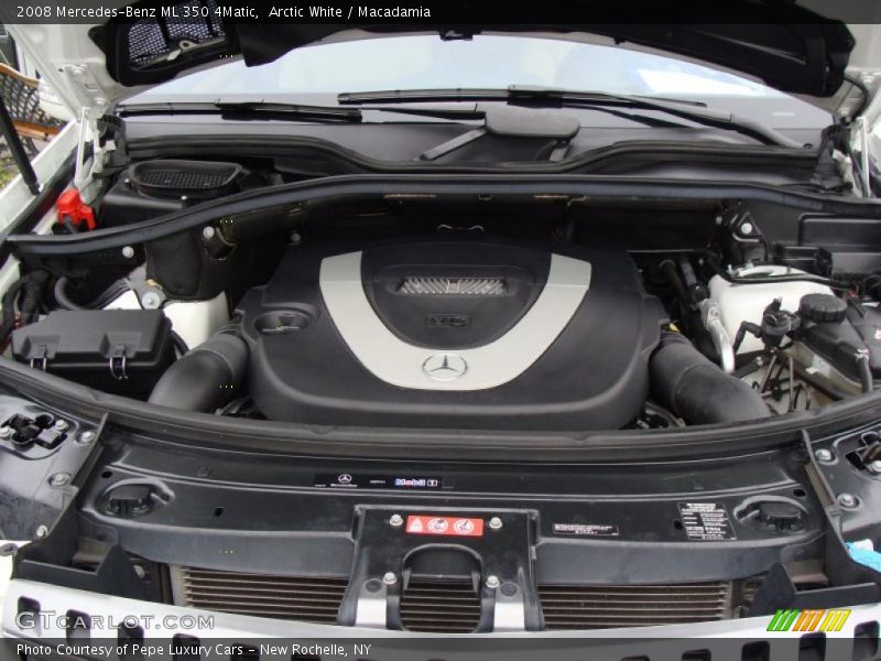 Arctic White / Macadamia 2008 Mercedes-Benz ML 350 4Matic
