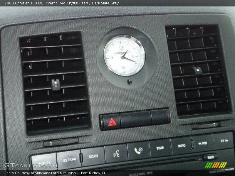 Inferno Red Crystal Pearl / Dark Slate Gray 2008 Chrysler 300 LX