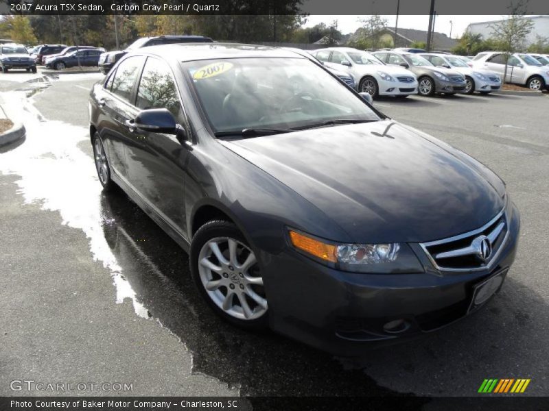 Carbon Gray Pearl / Quartz 2007 Acura TSX Sedan