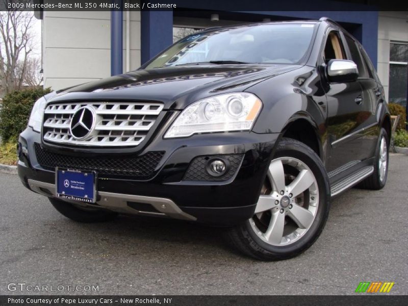 Black / Cashmere 2009 Mercedes-Benz ML 350 4Matic