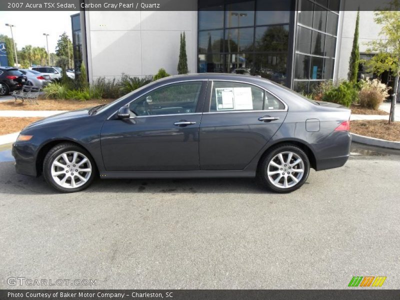 Carbon Gray Pearl / Quartz 2007 Acura TSX Sedan